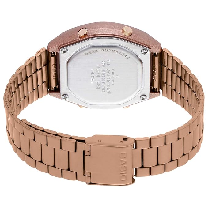 Casio Vintage Series Digital Rose Gold Dial Womens Watchb640wc5adf