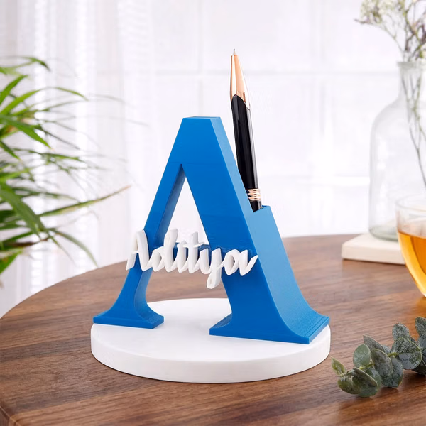 Personalized 3d Name Penstand 