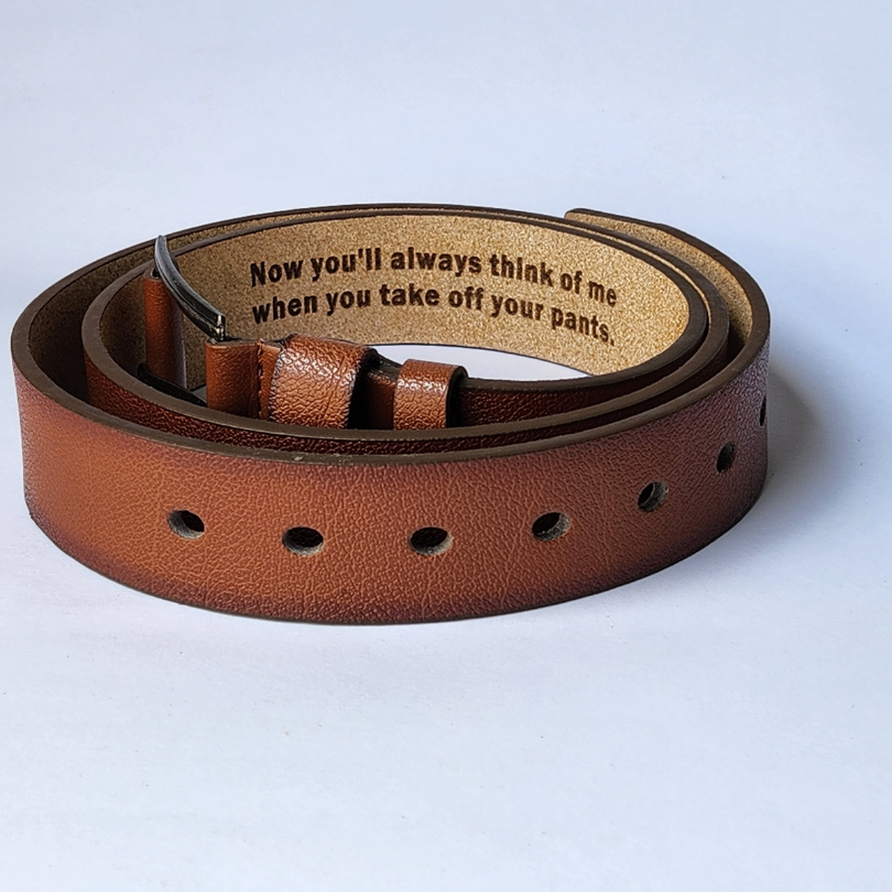 Customised Belt  A Belt With Your Personalized Message